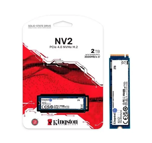 Hd M.2 Nvme. 2tb Kingston Nv2 Snv2s/2000g 2800/3500 Mb/s - Cod: 4378